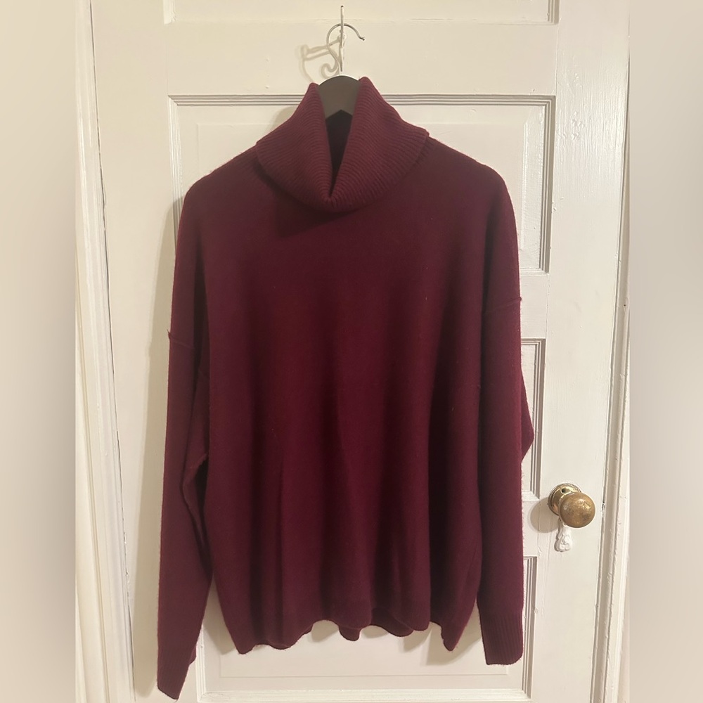 Free People Addie Cashmere Turtleneck Sweater - Picture 2 of 6